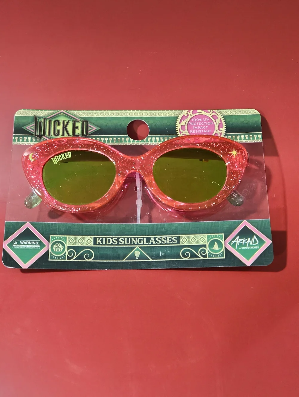 Wicked Pink Cat Eye Sunglasses For Kids. New